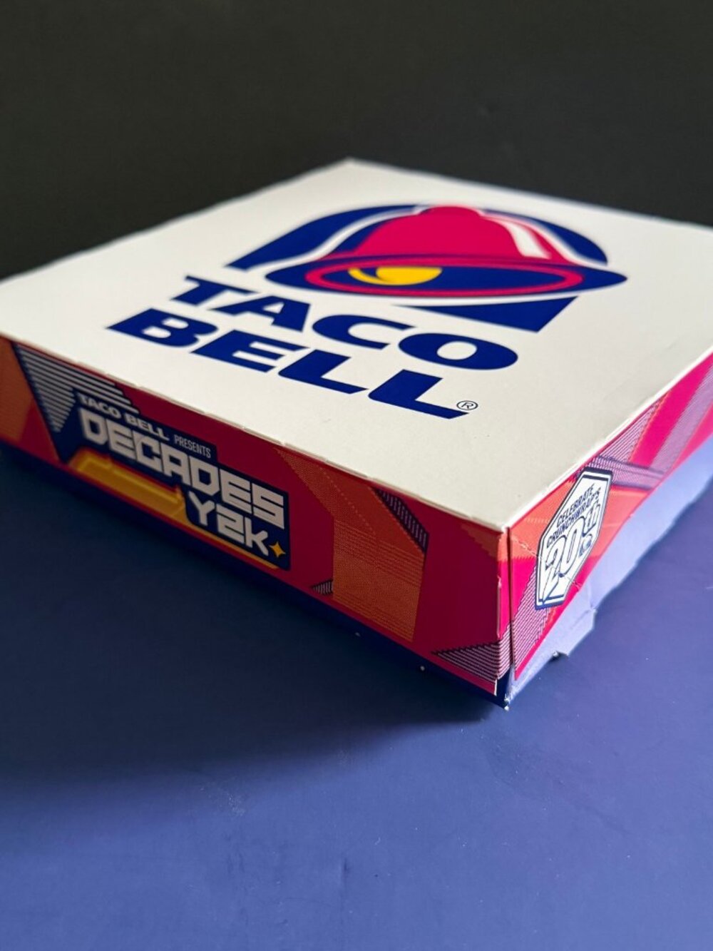 Taco Bell Box 2025 Decades Y2K Take Out Retro Bell Logo Fast Food Collectors